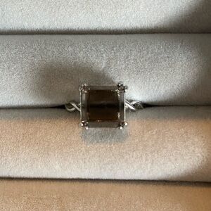 Smokey Quartz Ring (Resizeable)